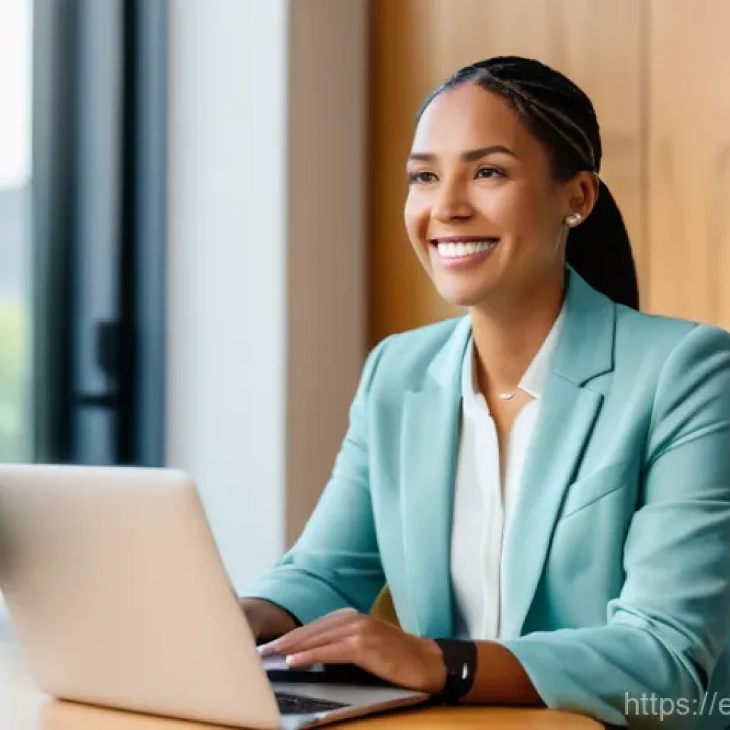 웰빙코디네이터와 건강 목표 달성 기술 - **Prompt 1: The Personalized Wellness Journey**
    A bright, clean, and modern office space with la...