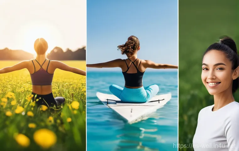 웰빙코디네이터 실무 경험 공유 - Here are three detailed image generation prompts based on the provided text, focusing on well-being,...