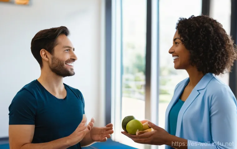 웰빙코디네이터 자격증 단기 합격법 - A young, diverse professional person, perhaps in their late 20s or early 30s, is intensely focused o...